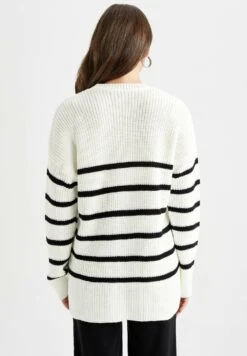 DeFacto Standart Fit - Pullover - White 9 DeFacto Standart Fit - Pullover - White -Next Soldes 5ba1c1699c2e487599267a747f6de211