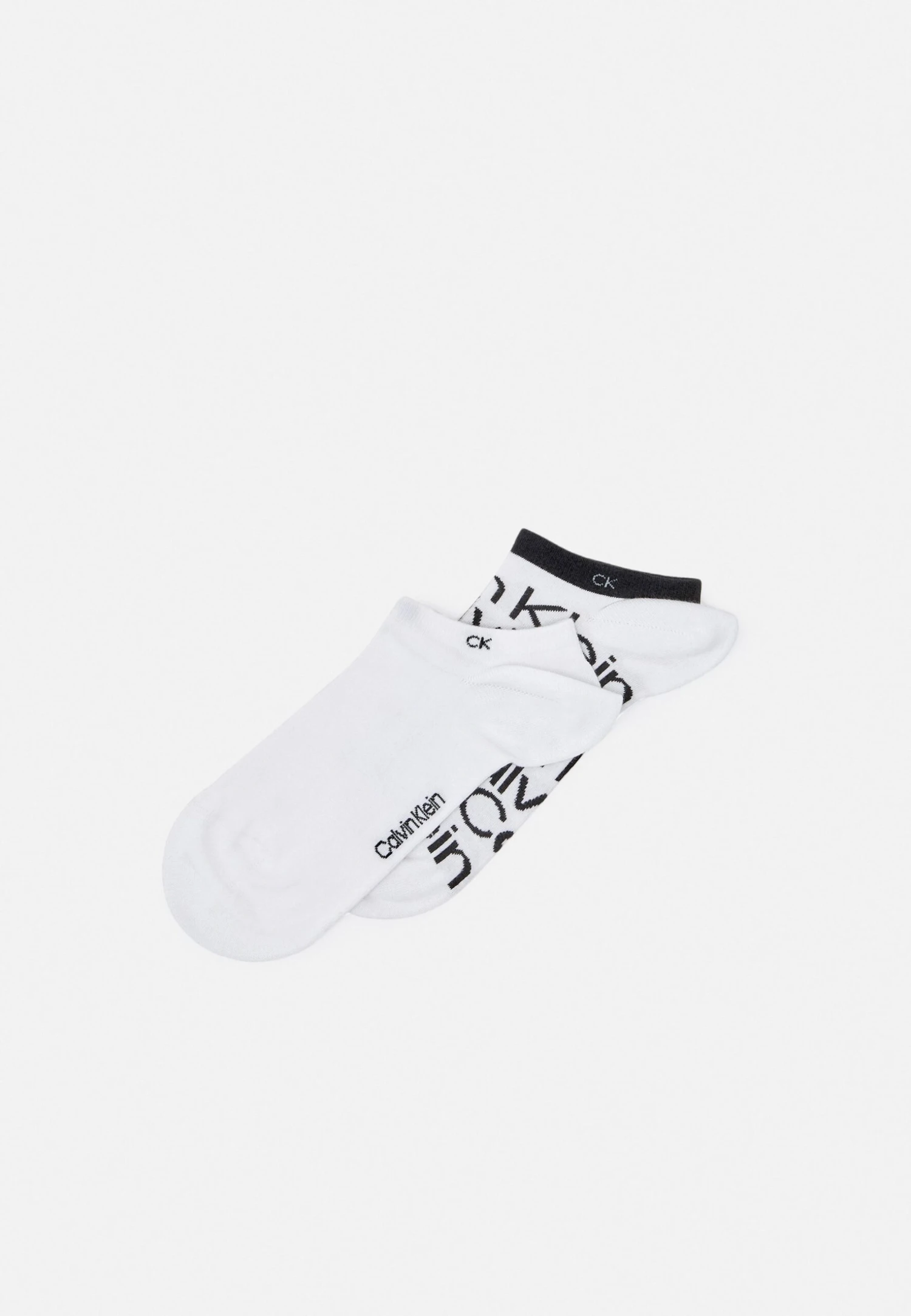 CALVIN KLEIN UNDERWEAR Sneaker All Over Print 2 Pack - Socquettes - White 3 CALVIN KLEIN UNDERWEAR Sneaker All Over Print 2 Pack - Socquettes - White
