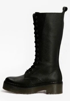 Guess Toki Echtes - Bottes À Lacets - Schwarz