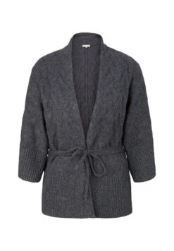 Tom Tailor Gebundener - Gilet - Evident Anthracite Melange -Next Soldes 5c6a4c0709f442f99585677fbcf1e29a