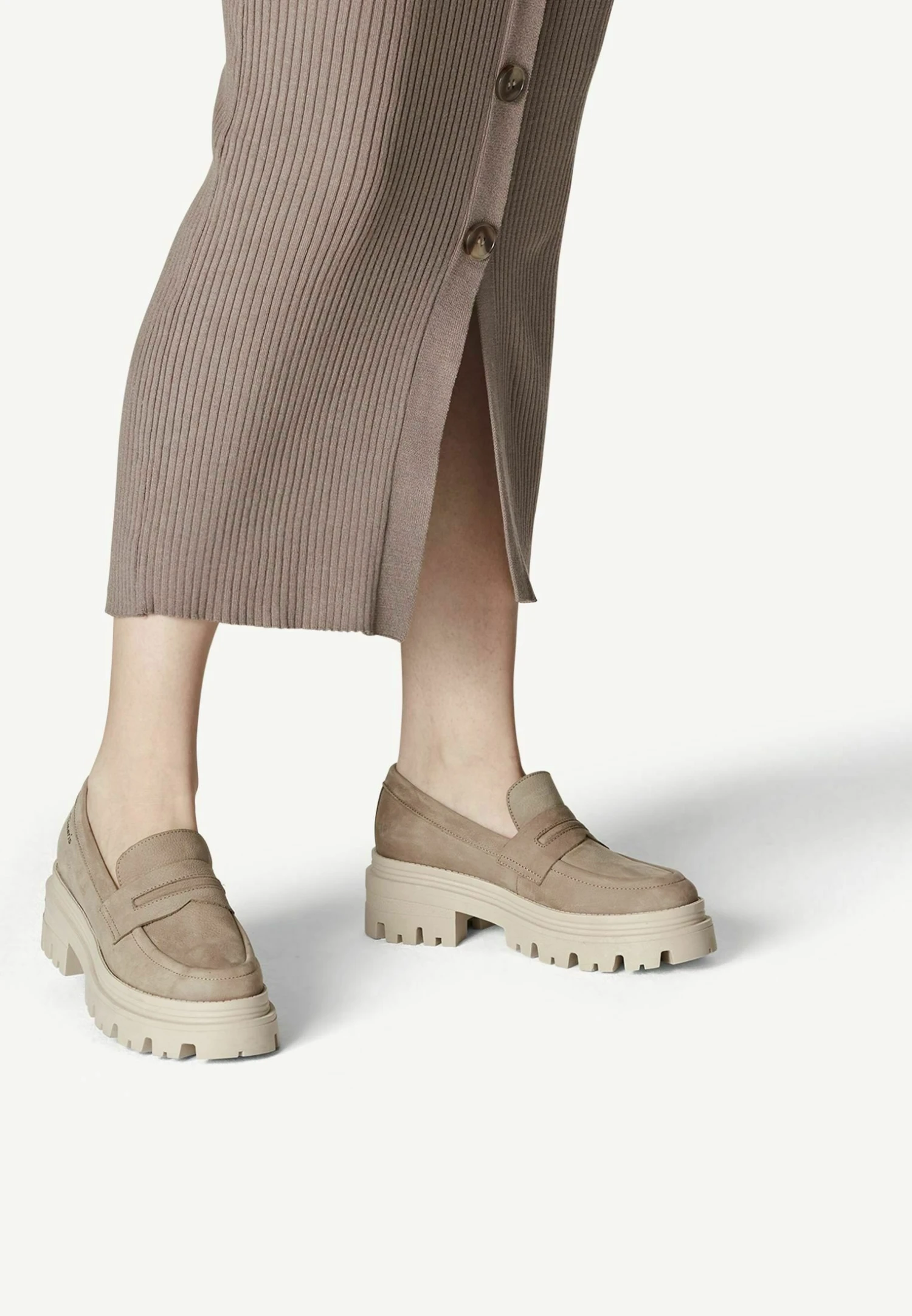 Tamaris Mocassins - Taupe 3 Tamaris Mocassins - Taupe