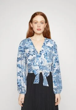 Guess Gisel - T-Shirt À Manches Longues - Blue Collectibles