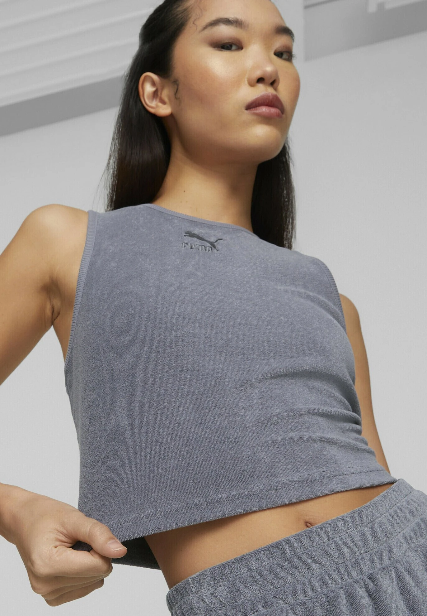 Puma Classics Frottee - Débardeur - Gray Tile 4 Puma Classics Frottee - Débardeur - Gray Tile – Image 2