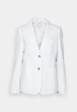 MICHAEL Michael Kors Patch Fitted Blazer - Blazer - White 12 MICHAEL Michael Kors Patch Fitted Blazer - Blazer - White -Next Soldes 5d8e69e45e614606bb9993566a5fcf8e