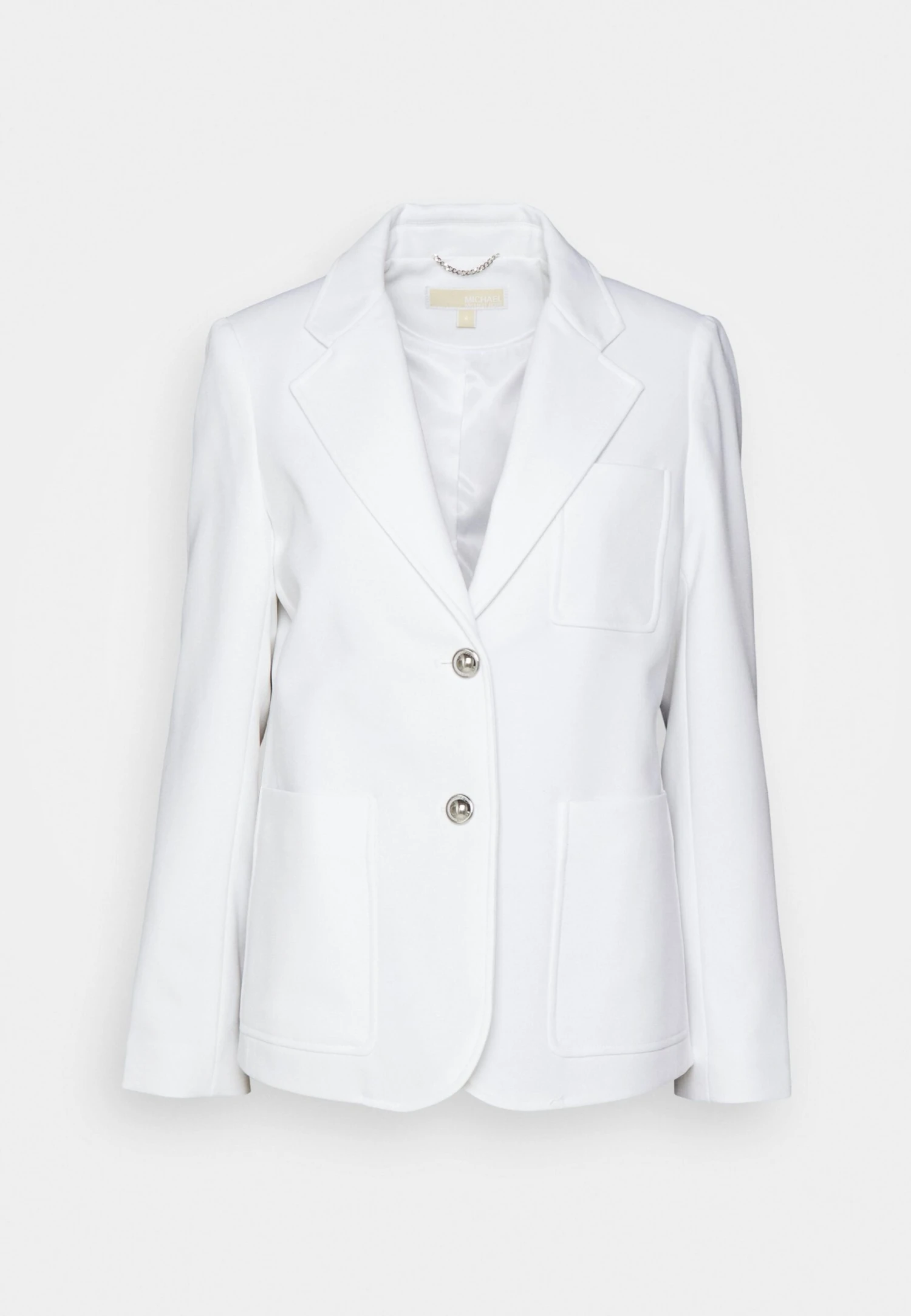 MICHAEL Michael Kors Patch Fitted Blazer - Blazer - White 7 MICHAEL Michael Kors Patch Fitted Blazer - Blazer - White – Image 5