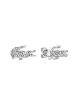 Lacoste Crocodile - Boucles D'Oreilles - Silber