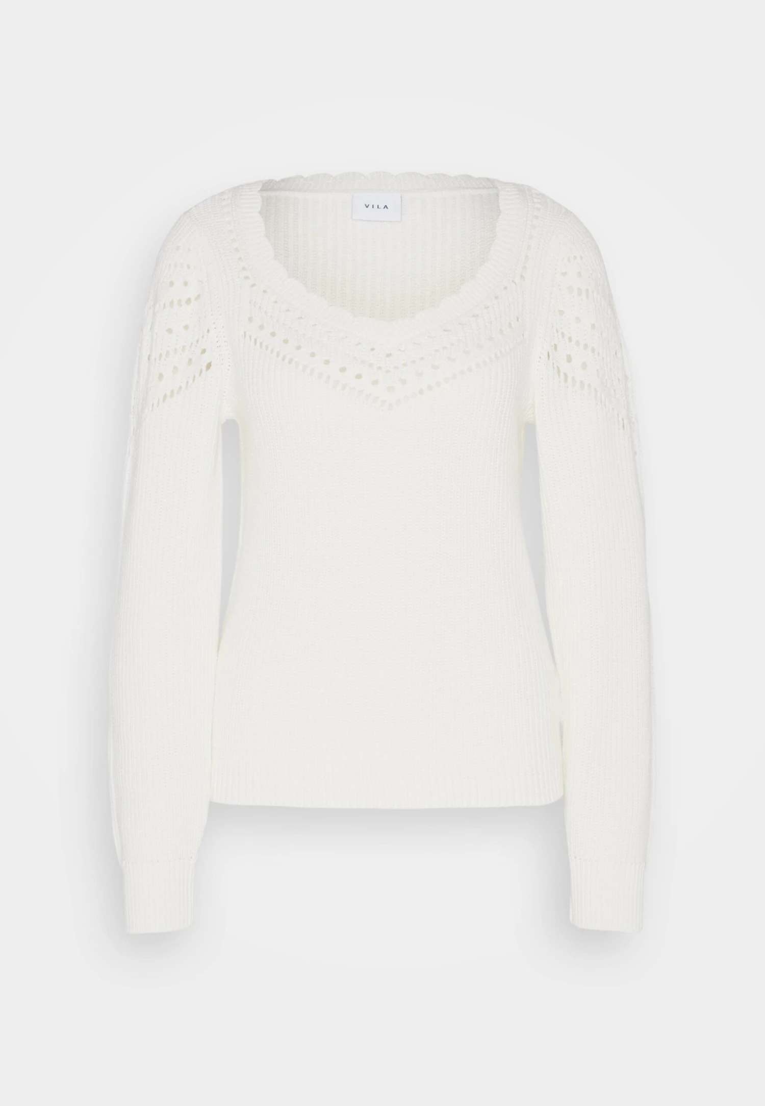 Vila Viemmy - Pullover - White Alyssum 7 Vila Viemmy - Pullover - White Alyssum – Image 5