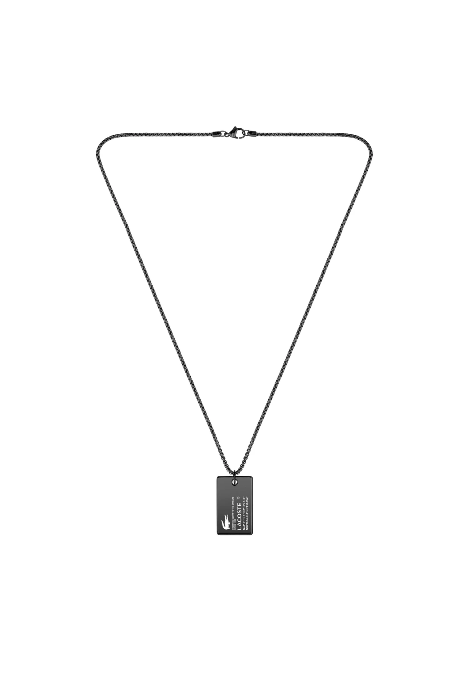 Lacoste Stencil - Collier - Schwarz 4 Lacoste Stencil - Collier - Schwarz – Image 2