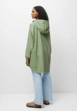 PULL & BEAR Rain With Hood - Veste Imperméable - Khaki -Next Soldes 5fb6dd8b387b4d5295cad9d52dcee4c9