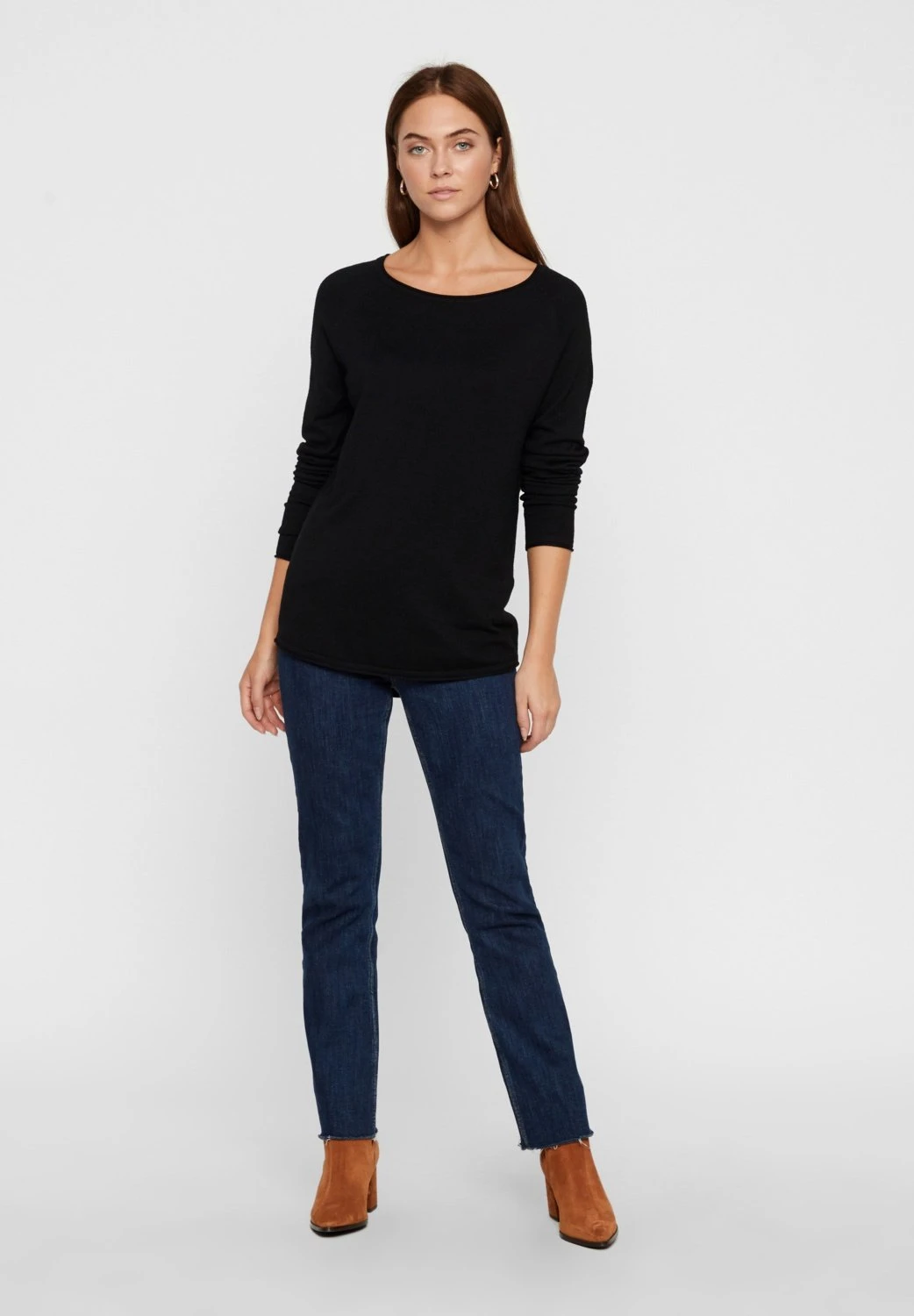 Vero Moda Vmnellie Glory - T-Shirt À Manches Longues - Black 4 Vero Moda Vmnellie Glory - T-Shirt À Manches Longues - Black – Image 2