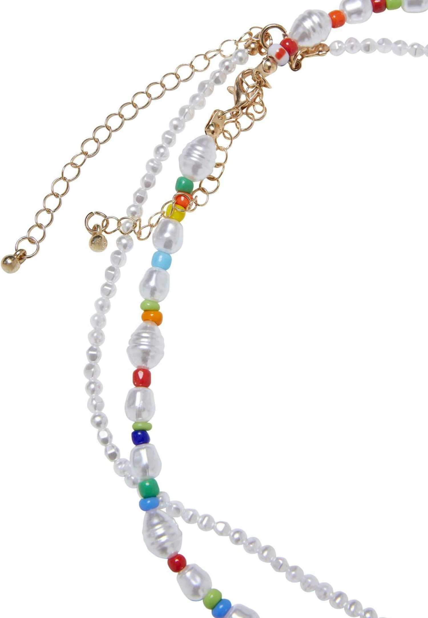 URBAN CLASSICS Various Pearl Layering And A - Collier - Multicolor 4 URBAN CLASSICS Various Pearl Layering And A - Collier - Multicolor – Image 2