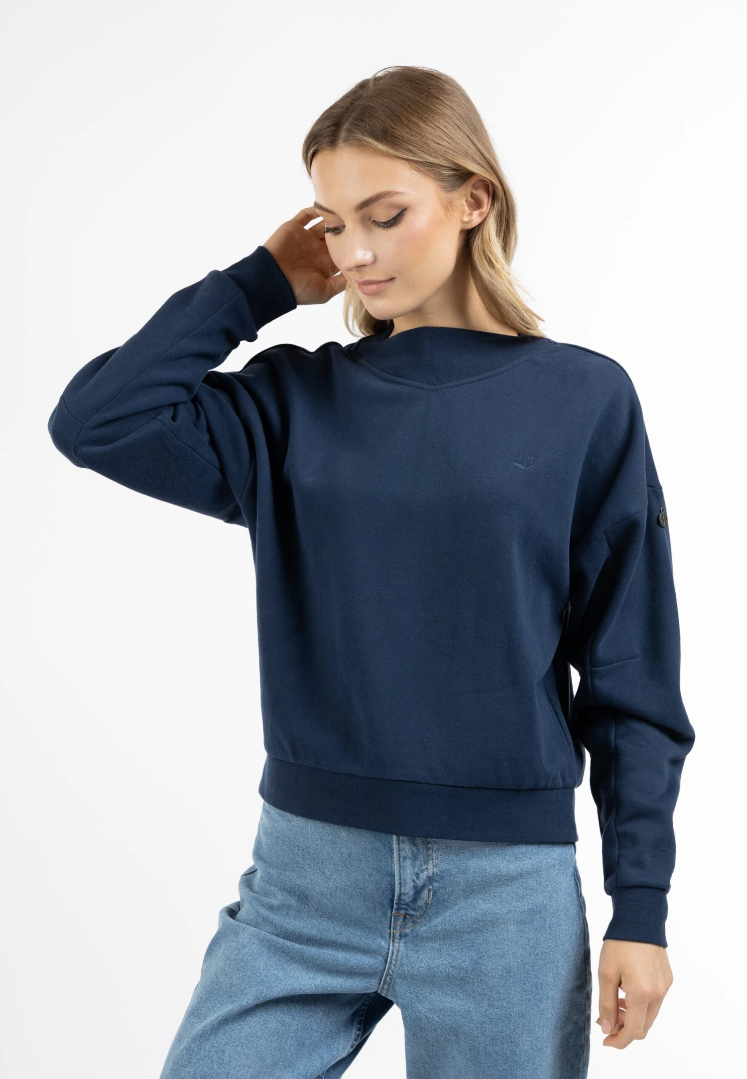 Dreimaster Sweatshirt - Dunkelmarine 3 Dreimaster Sweatshirt - Dunkelmarine