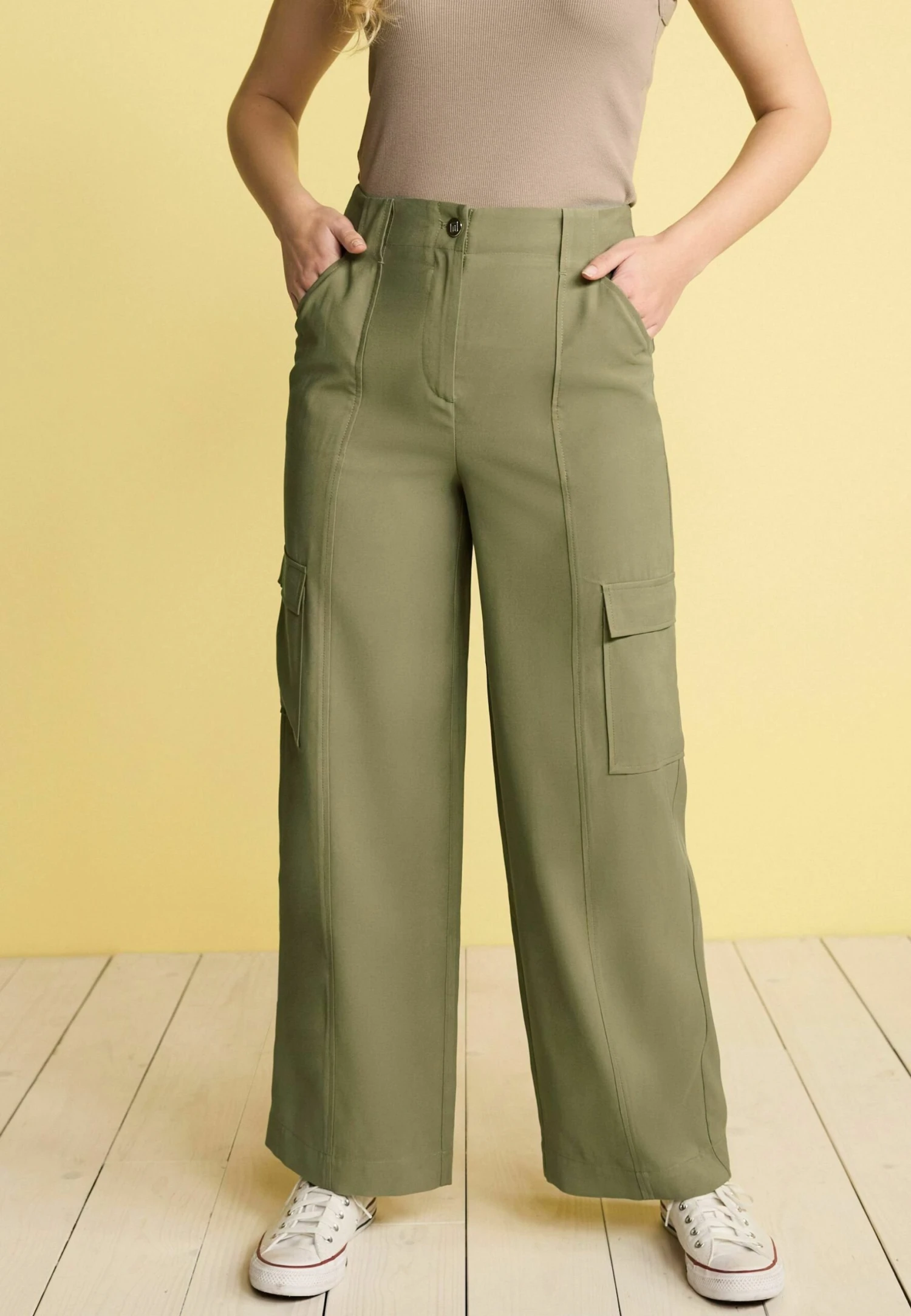 Next Utility Straight Standard - Pantalon Cargo - Green 4 Next Utility Straight Standard - Pantalon Cargo - Green – Image 2