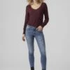 Vero Moda Gesmoktes - T-Shirt À Manches Longues - Winetasting -Next Soldes 60cf73729aa642ba92aa7d5b64cf3638