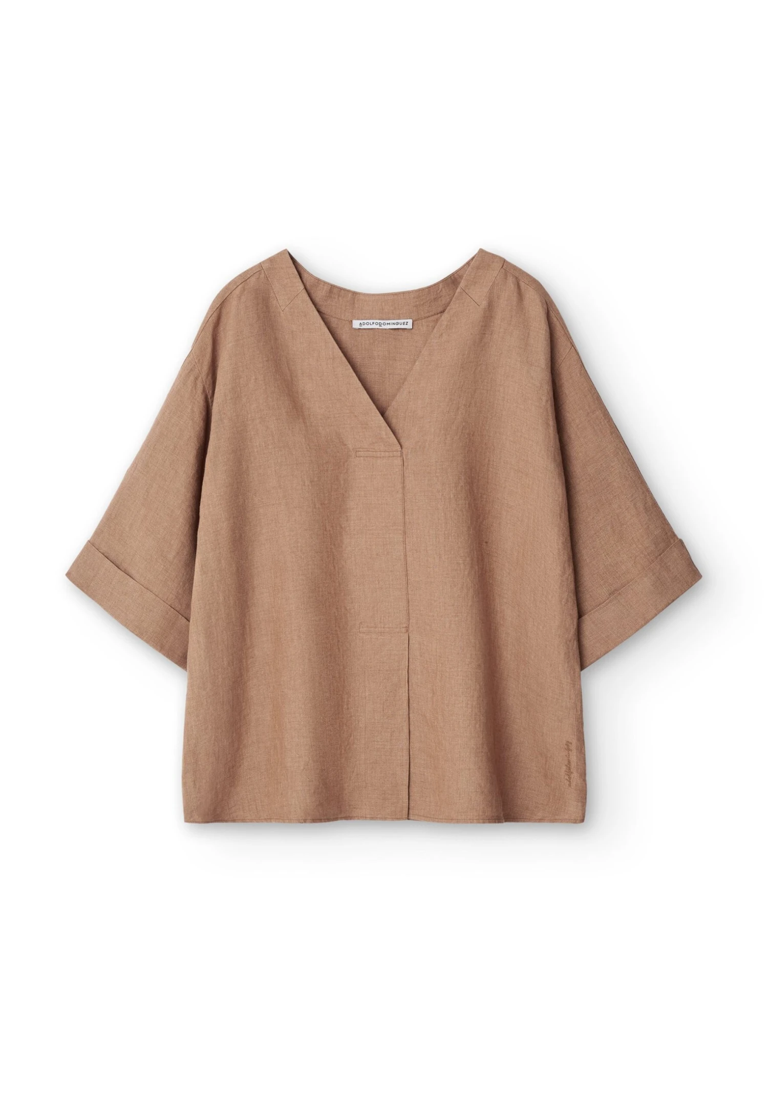 ADOLFO DOMINGUEZ European - Blouse - Camel 7 ADOLFO DOMINGUEZ European - Blouse - Camel – Image 5