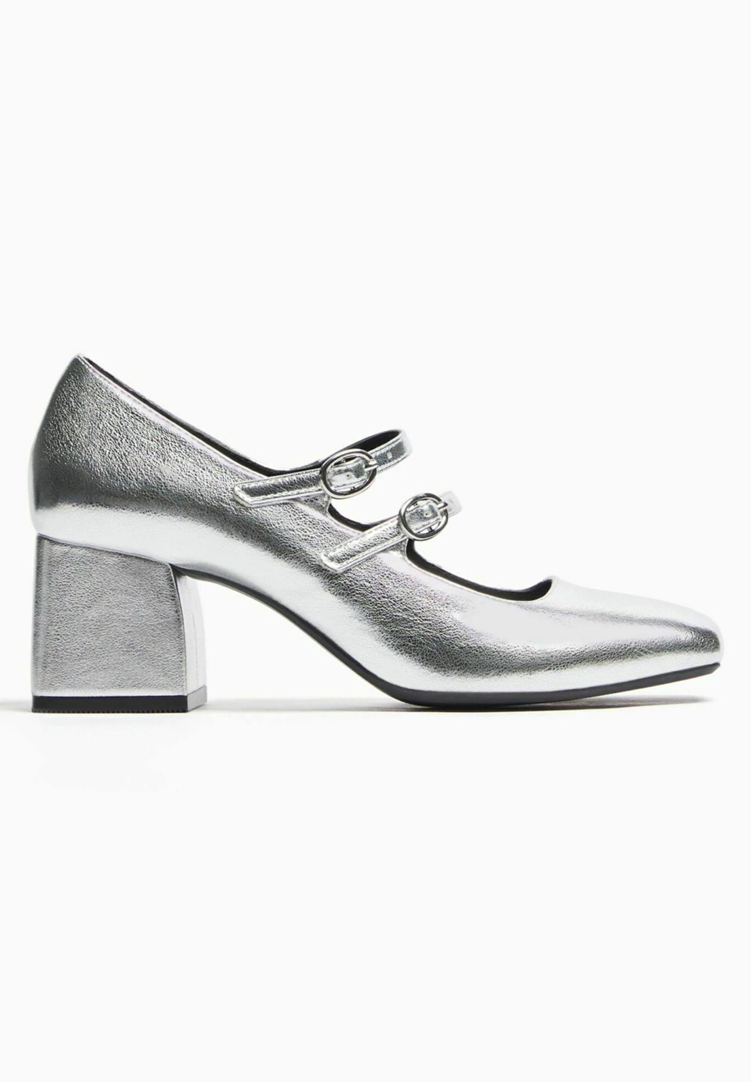 BERSHKA Mary Jane - Escarpins - Silver Coloured 9 BERSHKA Mary Jane - Escarpins - Silver Coloured – Image 7