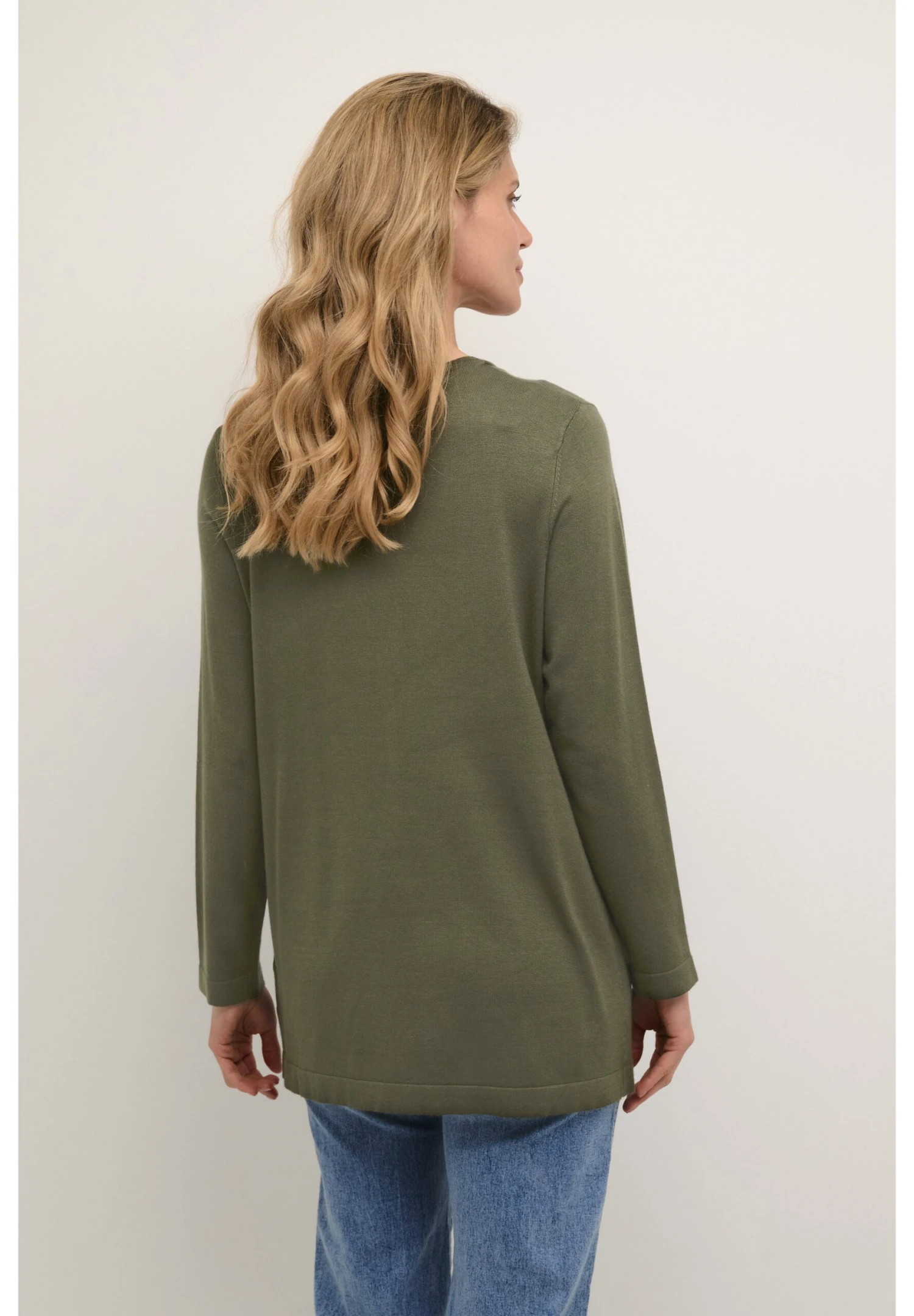 Kaffe Kafenia Long - Gilet - Grape Leaf 4 Kaffe Kafenia Long - Gilet - Grape Leaf â Image 2