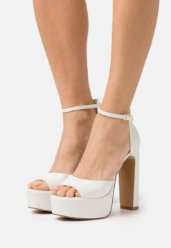 Aldo Sandales À Talons Hauts - White/Bone