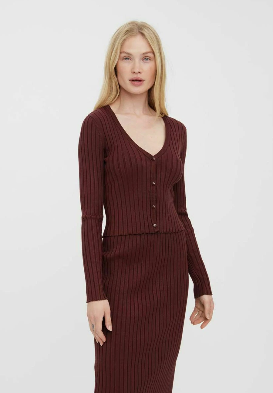 Vero Moda Gilet - Rum Raisin 3 Vero Moda Gilet - Rum Raisin