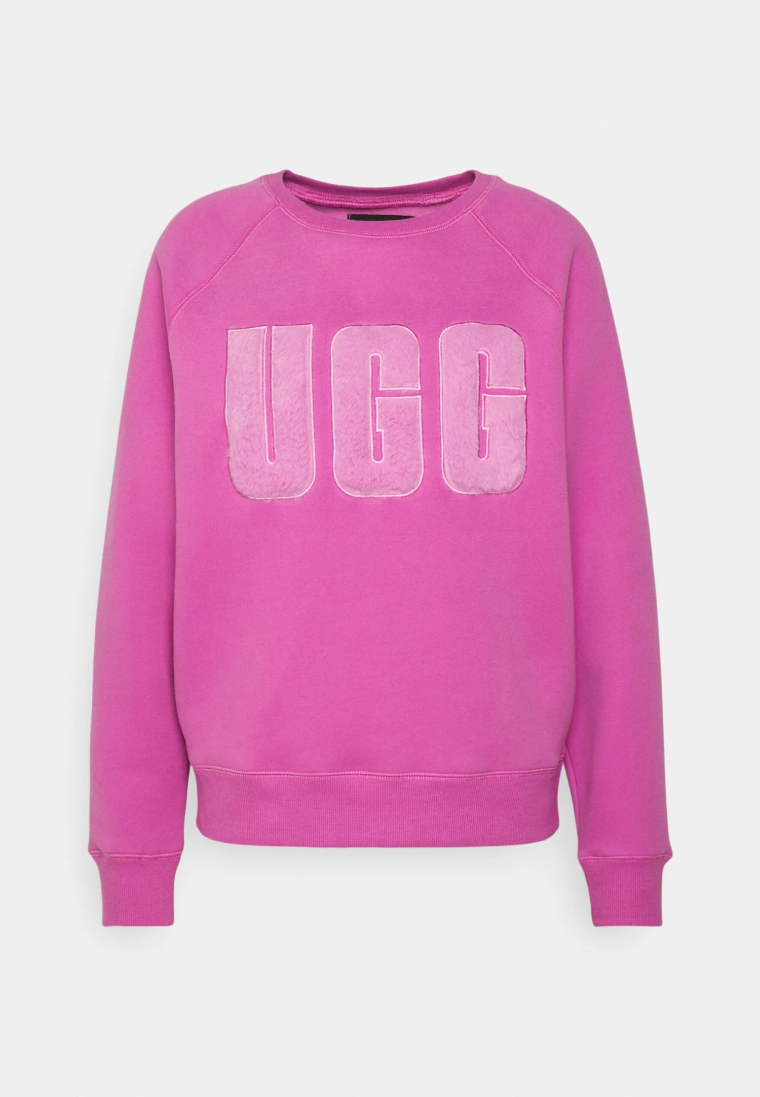 Ugg Madeline Fuzzy Logo Crewneck - Sweatshirt - Bodacious 3 Ugg Madeline Fuzzy Logo Crewneck - Sweatshirt - Bodacious