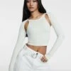 Stradivarius Seamless Arm Warmers - T-Shirt À Manches Longues - Off White 1 Stradivarius Seamless Arm Warmers - T-Shirt À Manches Longues - Off White -Next Soldes 6481b75ac11349f0af55fd9aff7c44e4