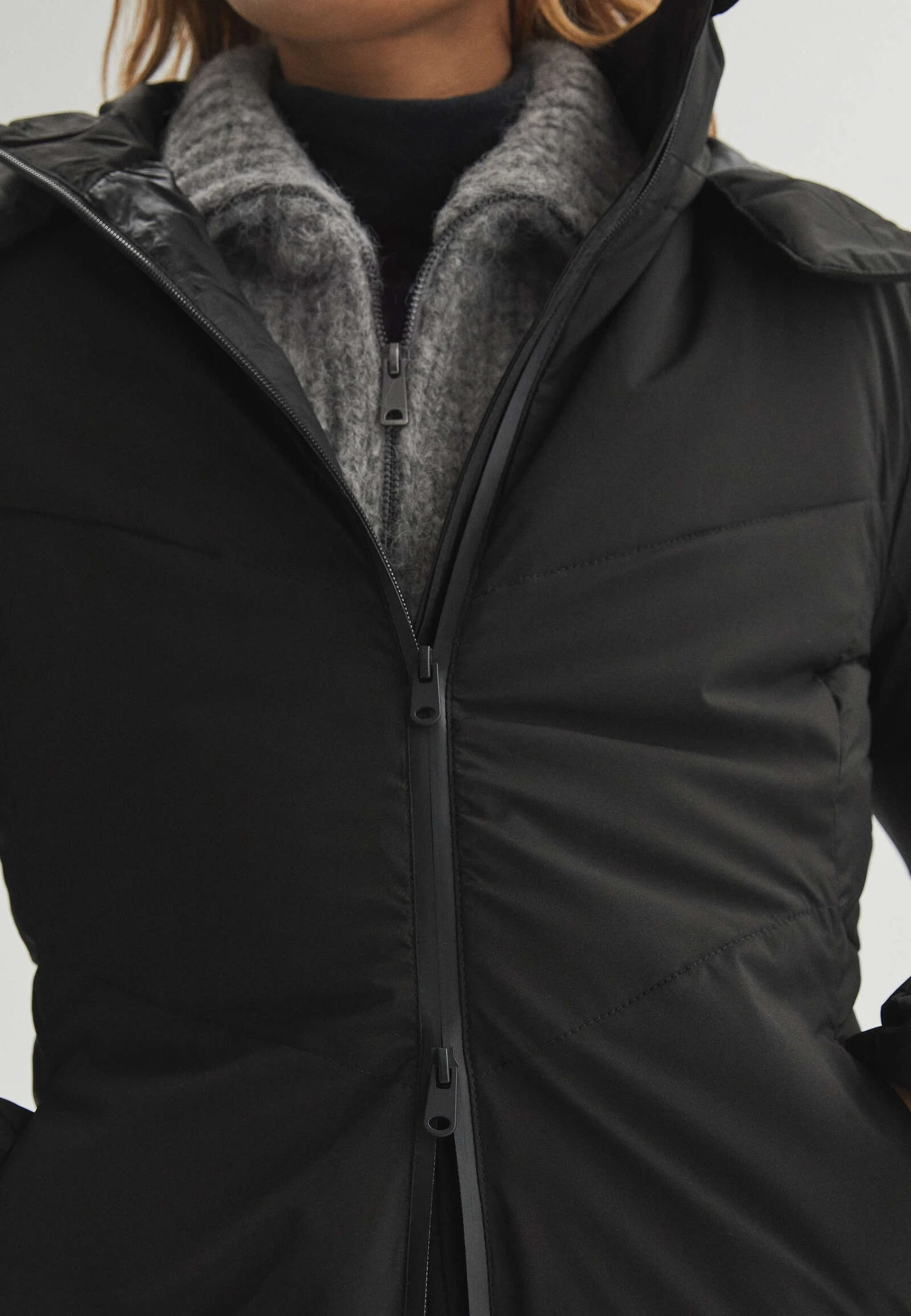 Oysho Primaloftâ® Waterblock - Manteau D'Hiver - Black 9 Oysho Primaloftâ® Waterblock - Manteau D'Hiver - Black – Image 7