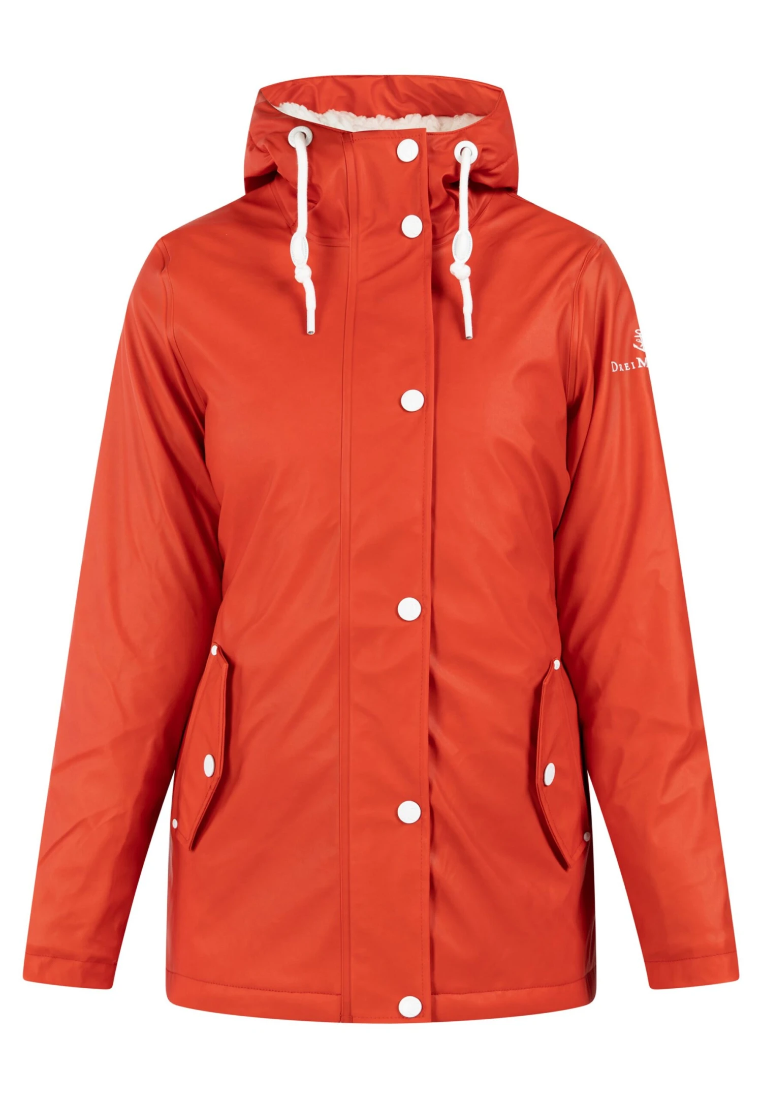 Dreimaster Regenjacke Mit Webpelzfutter In Teddyoptik Drymaster - Blouson - Rot 7 Dreimaster Regenjacke Mit Webpelzfutter In Teddyoptik Drymaster - Blouson - Rot – Image 5