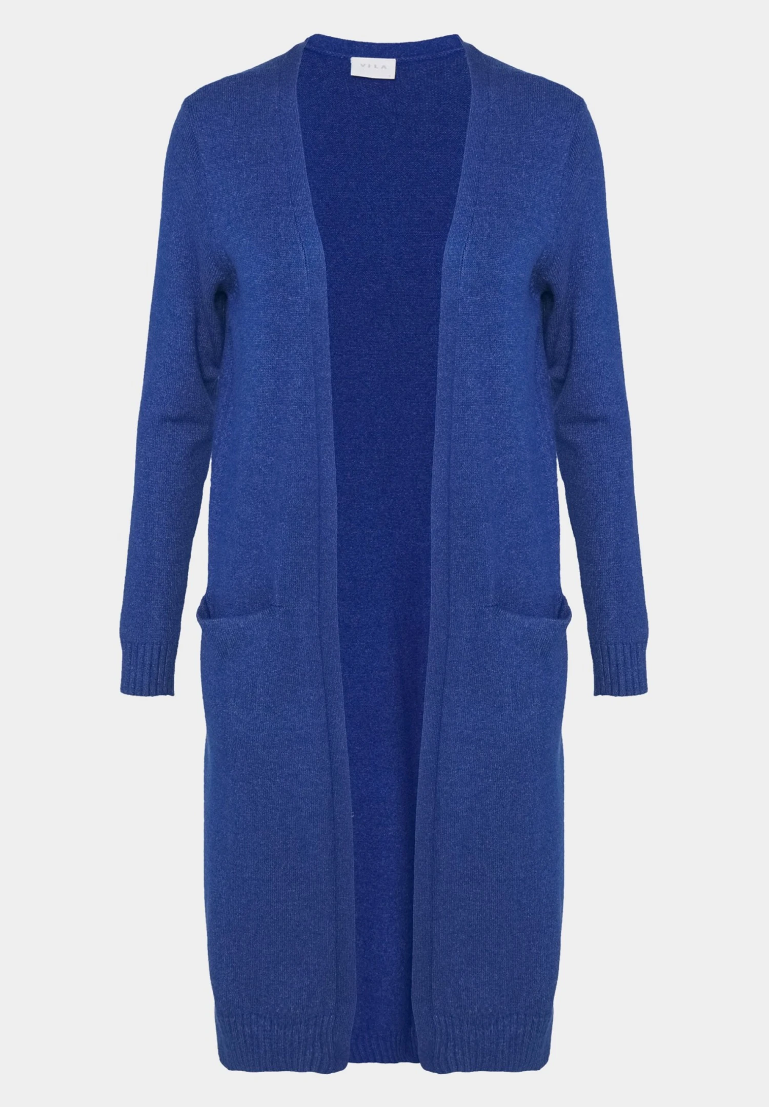 Vila Viril L/S - Noo - Gilet - Mazarine Blue Melange 7 Vila Viril L/S - Noo - Gilet - Mazarine Blue Melange – Image 5