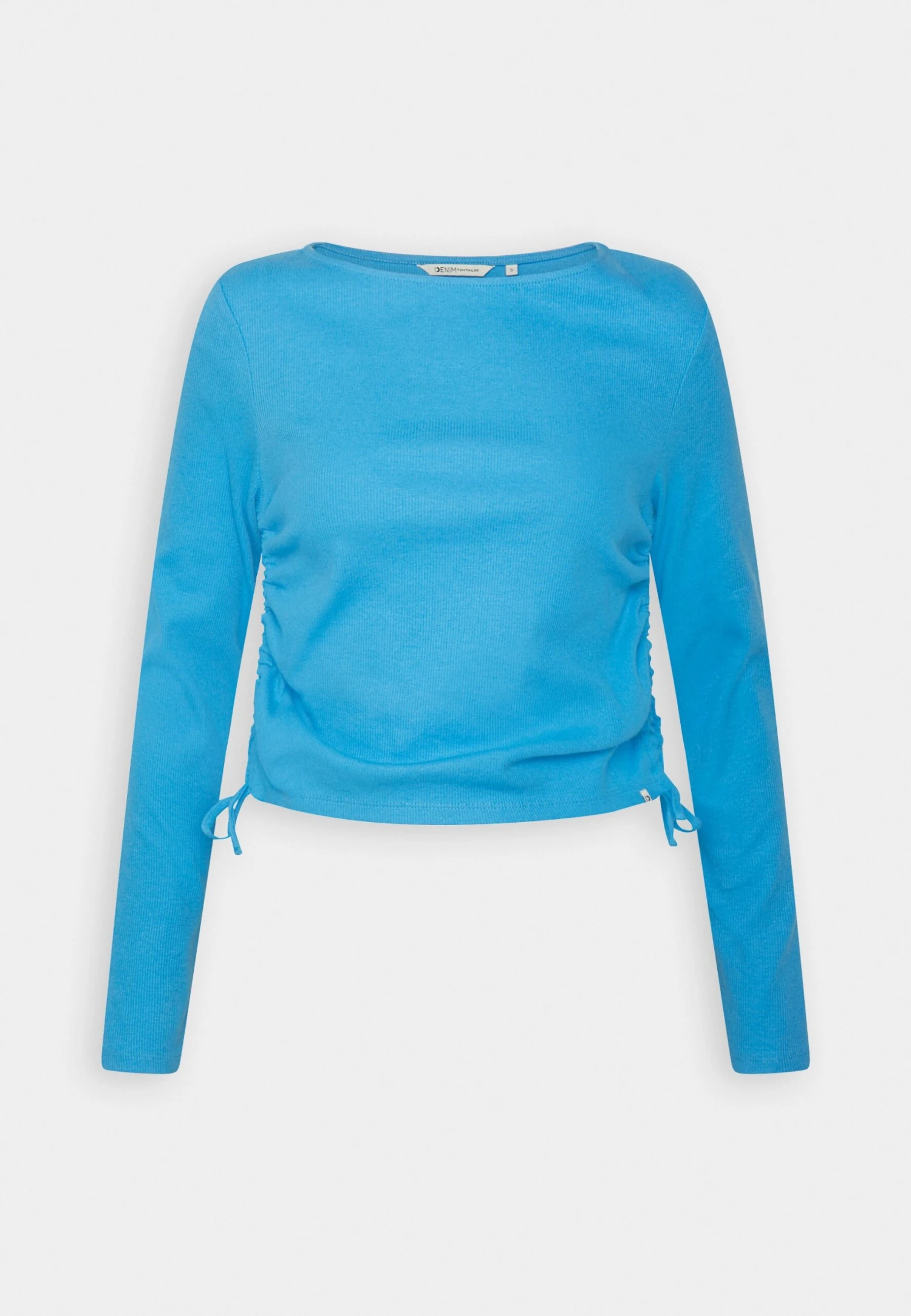 TOM TAILOR Denim Rouching Detail - T-Shirt À Manches Longues - Rainy Sky Blue 6 TOM TAILOR Denim Rouching Detail - T-Shirt À Manches Longues - Rainy Sky Blue – Image 4