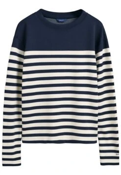 Gant Long Sleeve - T-Shirt À Manches Longues - Evening Blue -Next Soldes 65eadab383be428bbc93699142d1bc75