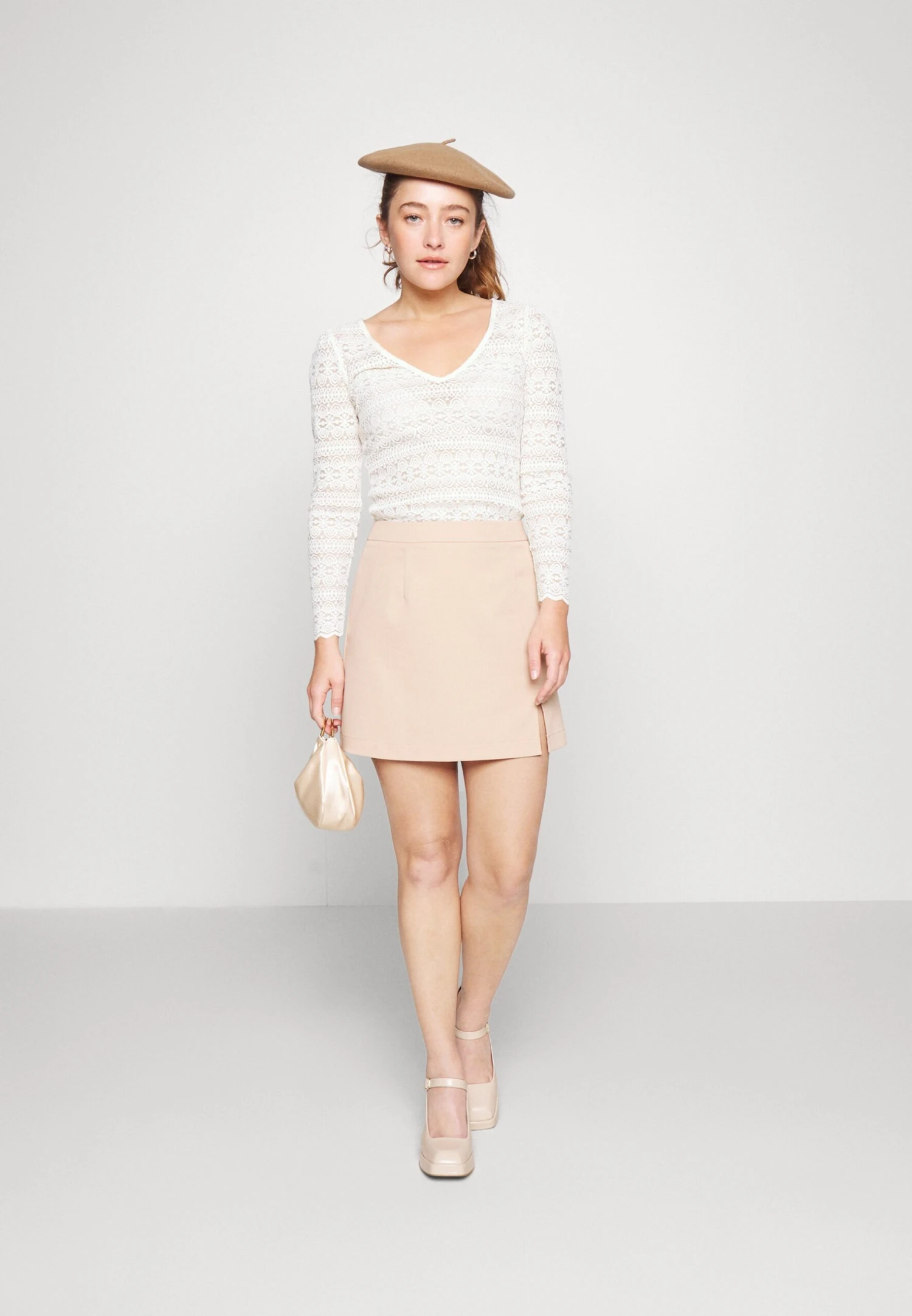 Vichikka V-Neck - T-Shirt À Manches Longues - Birch 4 Vichikka V-Neck - T-Shirt À Manches Longues - Birch – Image 2