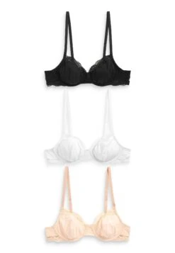 Next 3 Pack - Soutien-Gorge À Armatures - Black Nude White