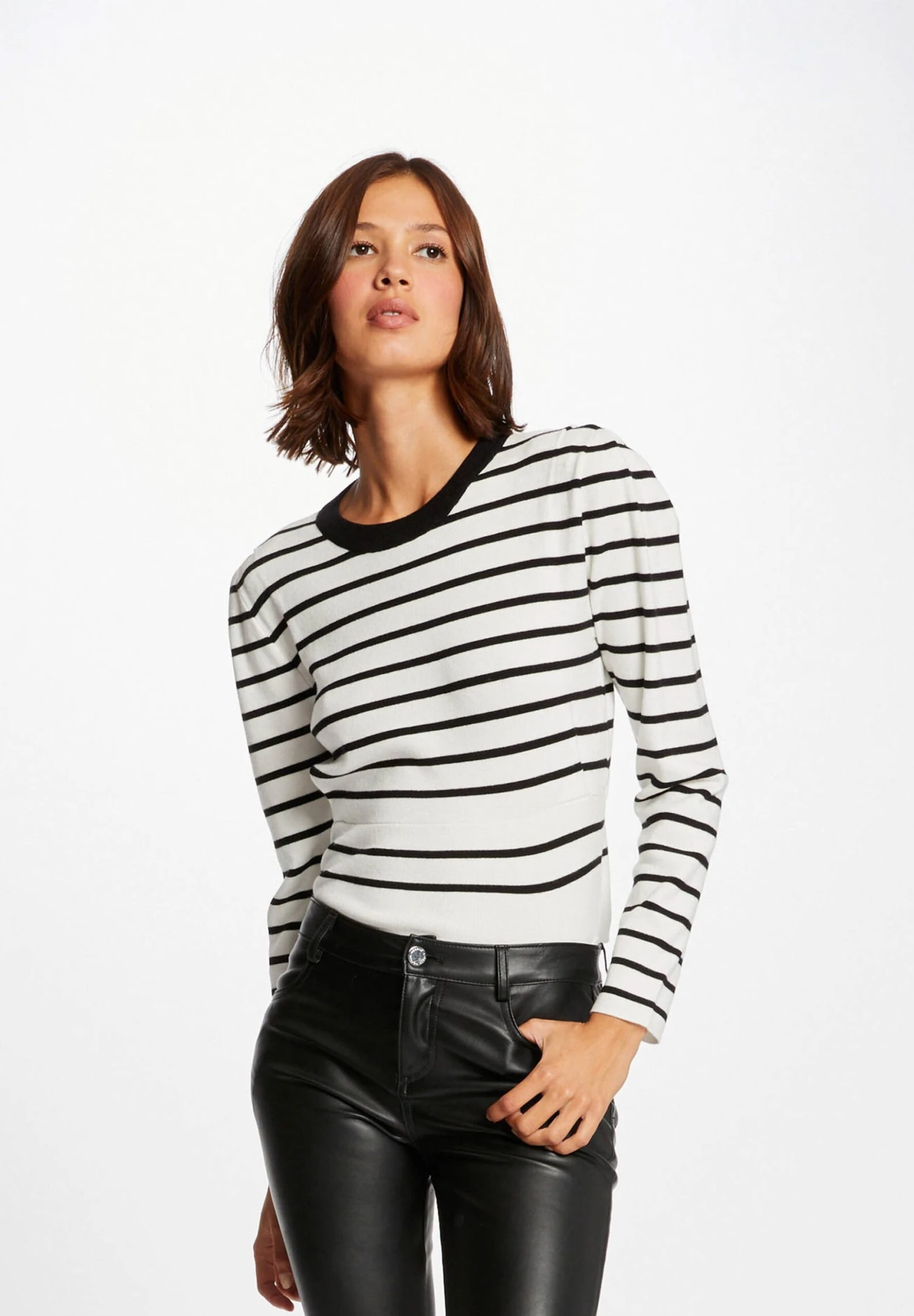 MORGAN Long Sleeved - Pullover - Off White 3 MORGAN Long Sleeved - Pullover - Off White