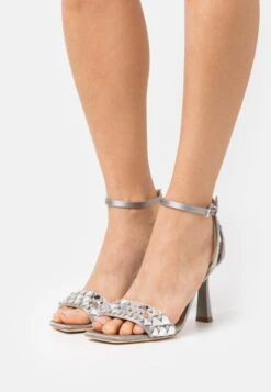 Alberta Ferretti Embroideries - Sandales À Talons Hauts - Fantasy Grey