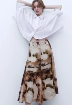 ADOLFO DOMINGUEZ European - Jupe Trapèze - Multicolor