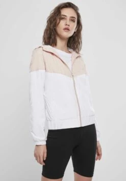 URBAN CLASSICS Arrow - Veste Coupe-Vent - Lightpink/White