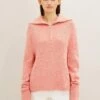 TOM TAILOR Denim Mit Troyer Kragen - Pullover - Peach Pink Melange 1 TOM TAILOR Denim Mit Troyer Kragen - Pullover - Peach Pink Melange -Next Soldes 6982509776484bbd9ef0132668bcca69