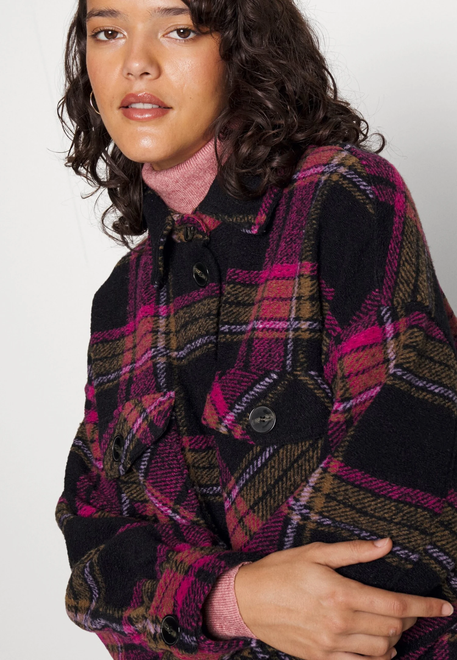 ONLY Onlandrea Long Shacket - Manteau Classique - Very Berry 7 ONLY Onlandrea Long Shacket - Manteau Classique - Very Berry – Image 5