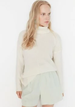 Trendyol Pullover - Ecru