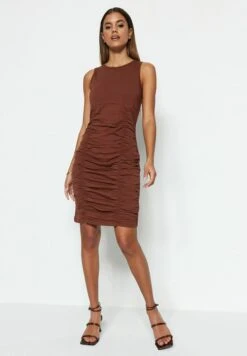 Trendyol Robe Fourreau - Brown 10 Trendyol Robe Fourreau - Brown -Next Soldes 6ab16a0d9397433c915194c8fd17b17e