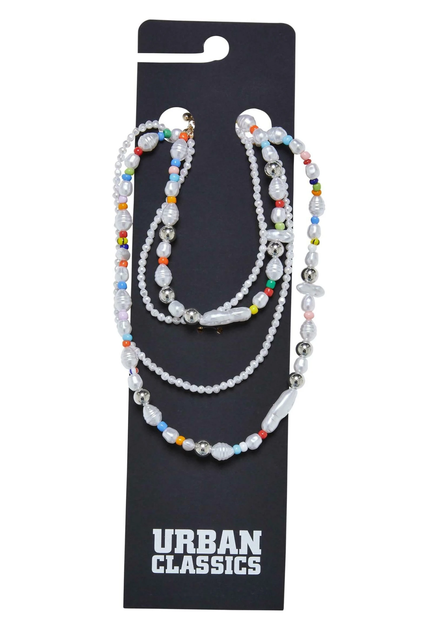 URBAN CLASSICS Various Pearl Layering And A - Collier - Multicolor 7 URBAN CLASSICS Various Pearl Layering And A - Collier - Multicolor – Image 5