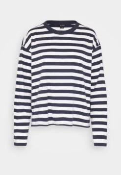 Monki T-Shirt À Manches Longues - Blue Dark -Next Soldes 6b7cdfd0dbc749f4850fd7b37b61e862