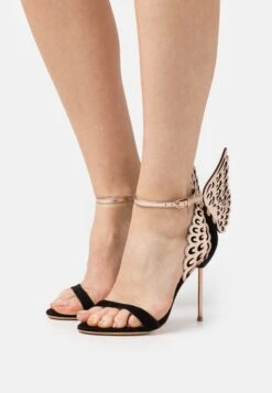 Sophia Webster Evangeline - Sandales À Talons Hauts - Black/Rose Gold