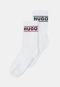 Hugo Logo 2 Pack - Chaussettes - White