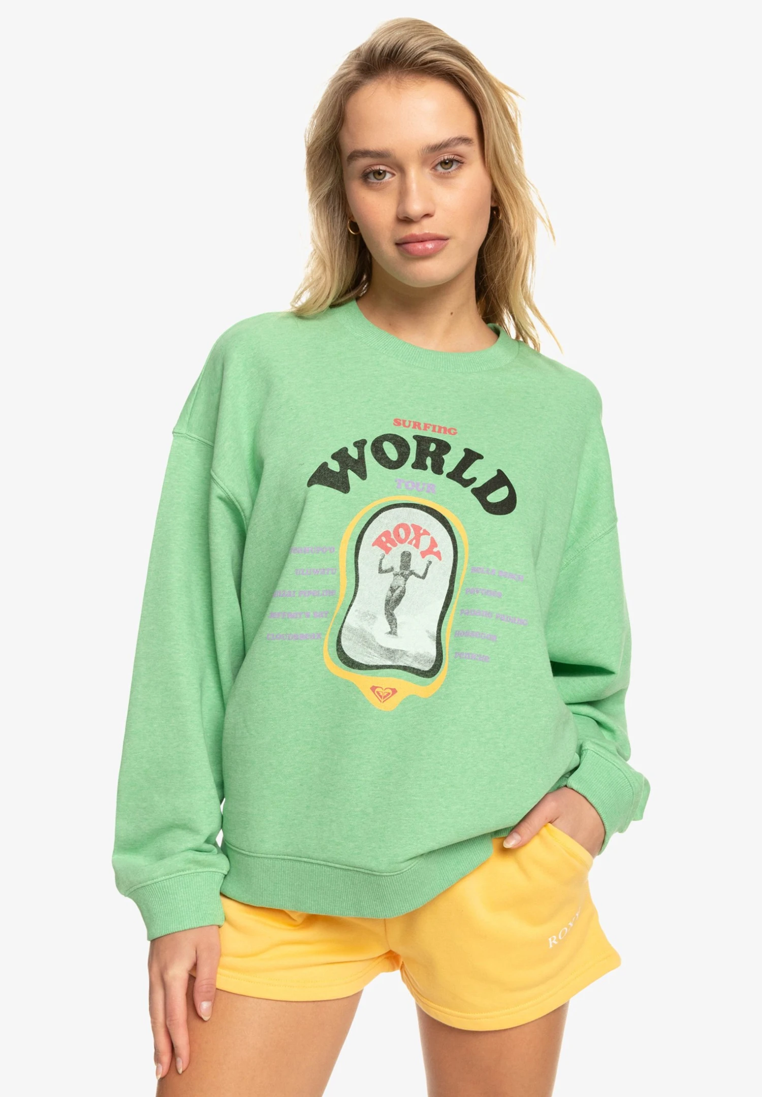Roxy Take Your Place A - Sweatshirt - Absinthe Green 3 Roxy Take Your Place A - Sweatshirt - Absinthe Green