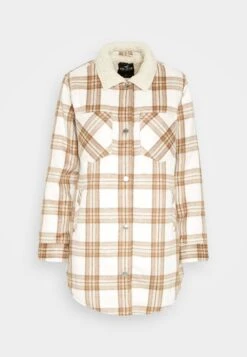 Hollister Co. Sherpa Long Shacket - Manteau Court - Tan Plaid 12 Hollister Co. Sherpa Long Shacket - Manteau Court - Tan Plaid -Next Soldes 6cafc6434057483195df493d1885b2de