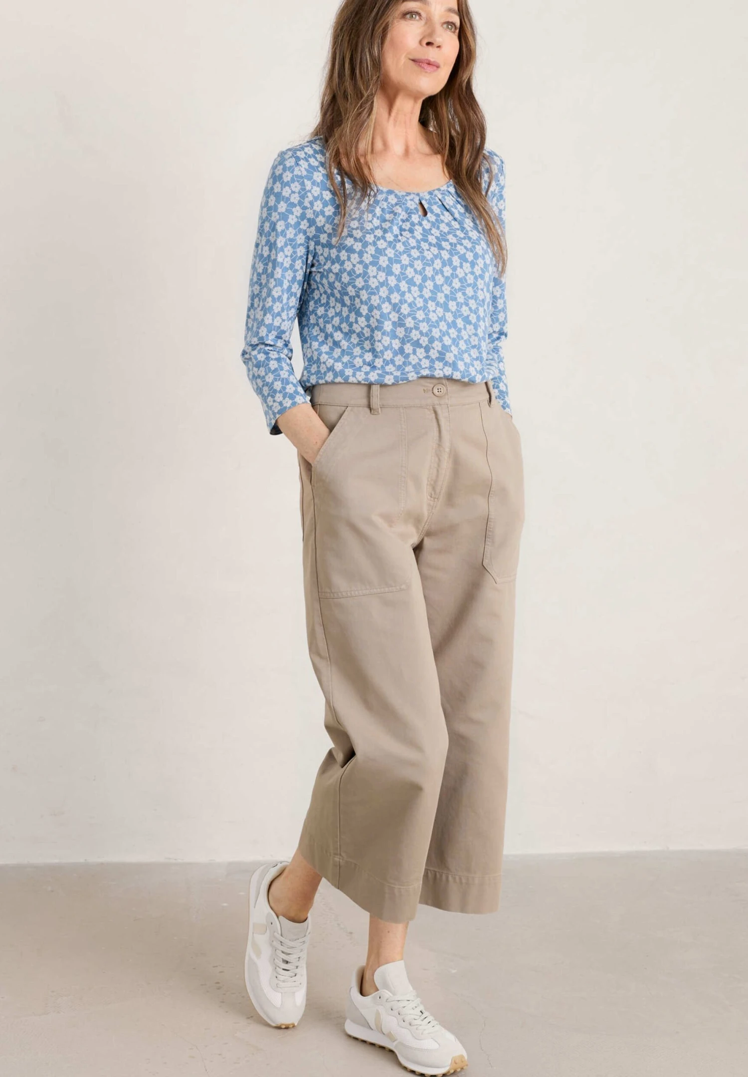 3/4 Appletree - T-Shirt À Manches Longues - Flower Net Mid Whirl 3 3/4 Appletree - T-Shirt À Manches Longues - Flower Net Mid Whirl