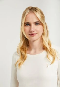 POLO CLUB Long Sleeve Rigby Go W Ml - T-Shirt À Manches Longues - Ecru -Next Soldes 6cf275ed99d44b49bd7e2a34a9905025