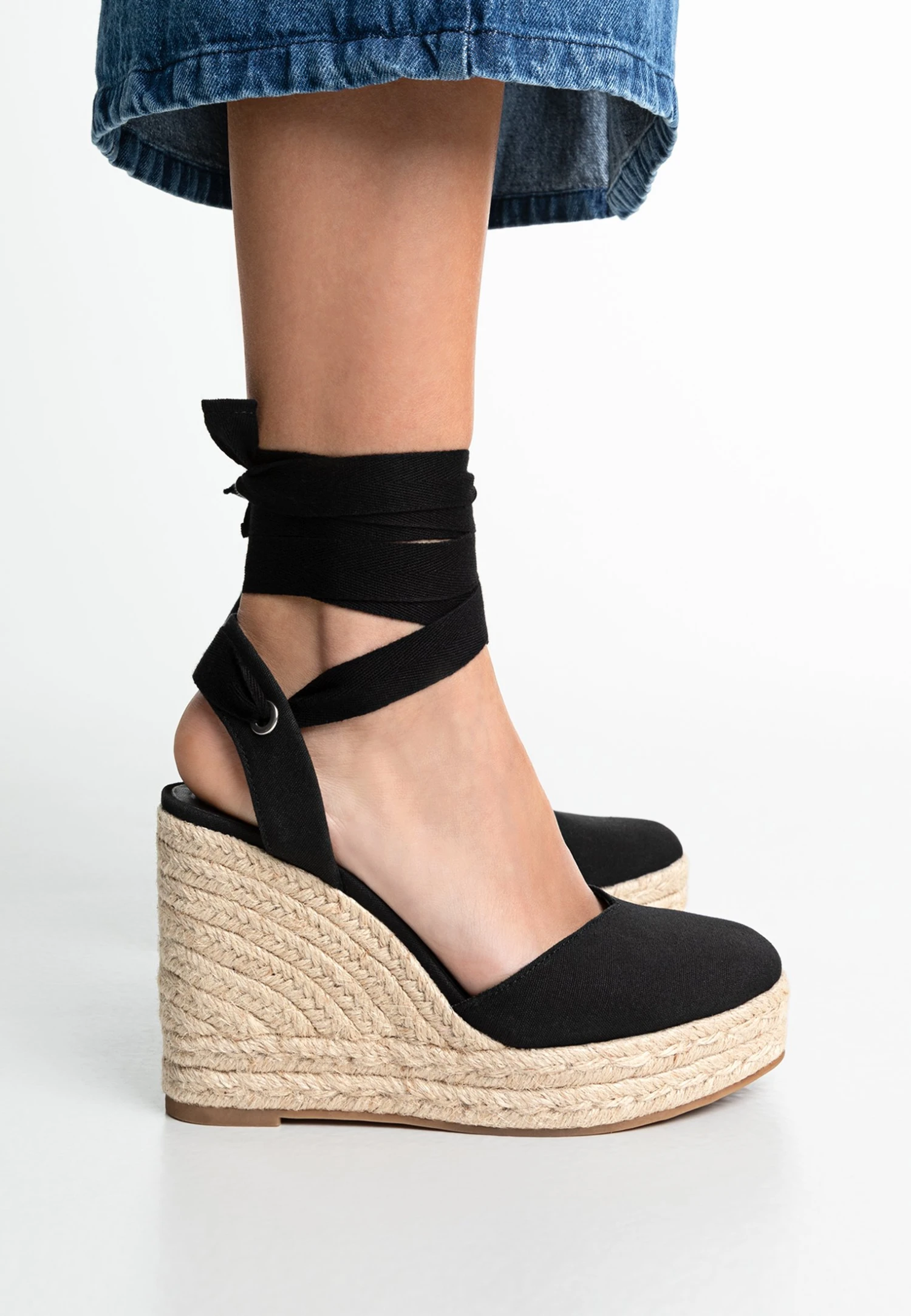 Stradivarius Espadrilles - Black 3 Stradivarius Espadrilles - Black