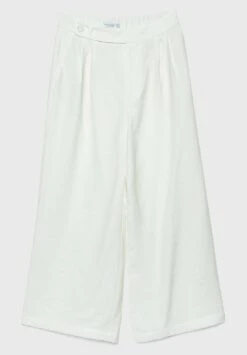 Stradivarius Rustic - Pantalon Classique - Offwhite -Next Soldes 6d855ed772ca4c9c971fad76a918e307